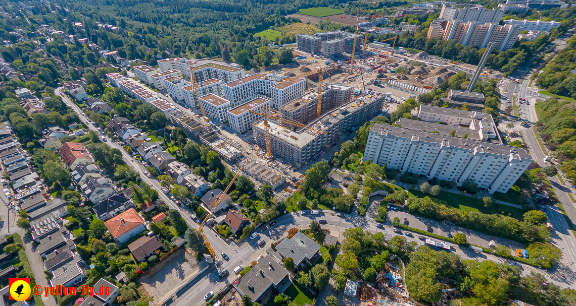 02.09.2023 - eine neue Baugrube auf dem Alexisquartier in Neuperlach